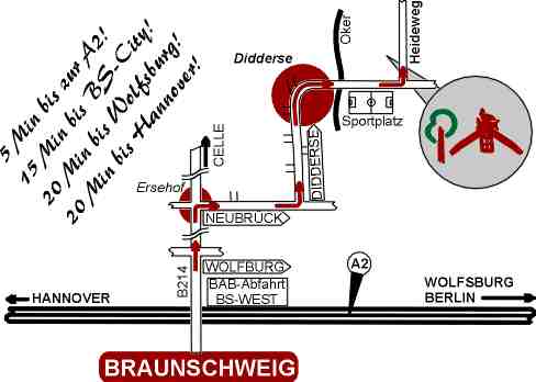Landhaus Heidetor - Anfahrt